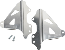 Load image into Gallery viewer, Works Connection Radiator Brace Set - Silver fits Honda - Main Product View