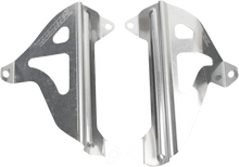 Load image into Gallery viewer, Works Connection Radiator Brace Set - Silver fits Yamaha - Main Product View
