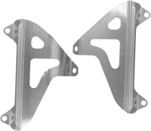 Load image into Gallery viewer, Works Connection Radiator Brace Set - Silver fits Yamaha - Main Product View
