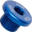 Load image into Gallery viewer, Works Connection Radiator Drain Plug - Blue - Honda/Kawasaki - Main Product View