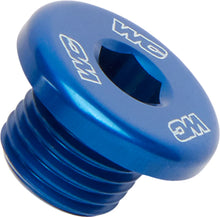 Load image into Gallery viewer, Works Connection Radiator Drain Plug - Blue - Honda/Kawasaki - Main Product View