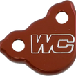 Load image into Gallery viewer, Works Connection Rear Billet Brake Cover - Red - Honda - Main Product View