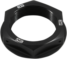 Load image into Gallery viewer, Works Connection Steering Stem Nut - Black - Honda - Main Product View