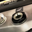 Load image into Gallery viewer, Works Connection Steering Stem Nut - Black - Honda - Side View