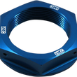 Load image into Gallery viewer, Works Connection Steering Stem Nut - Black - Honda - Back View