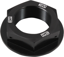 Load image into Gallery viewer, Works Connection Steering Stem Nut - Black - Yamaha - Main Product View