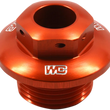 Load image into Gallery viewer, Works Connection Steering Stem Nut - Orange - KTM - Main Product View