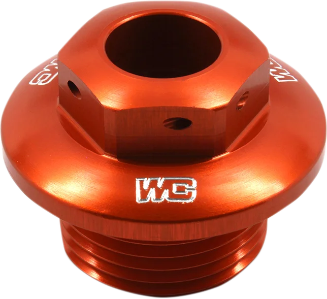 Works Connection Steering Stem Nut - Orange - KTM - Main Product View