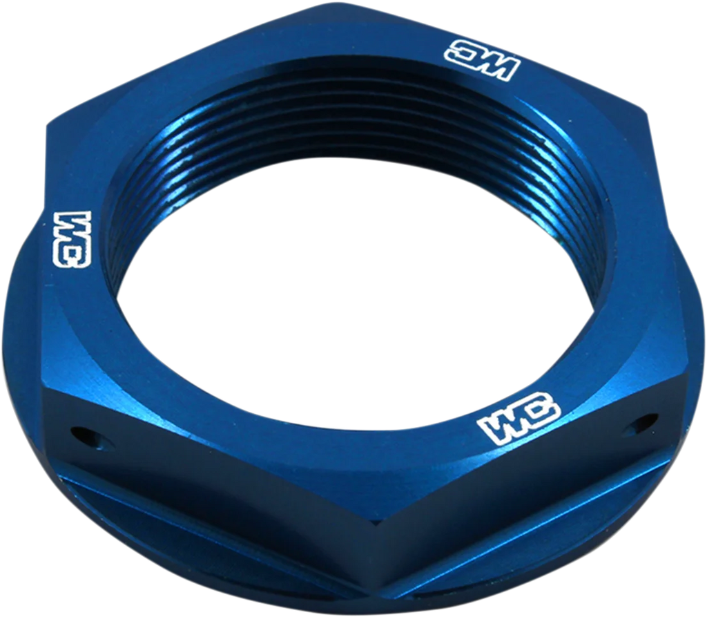 Works Connection Steering Stem Nut - Orange - KTM - Side View