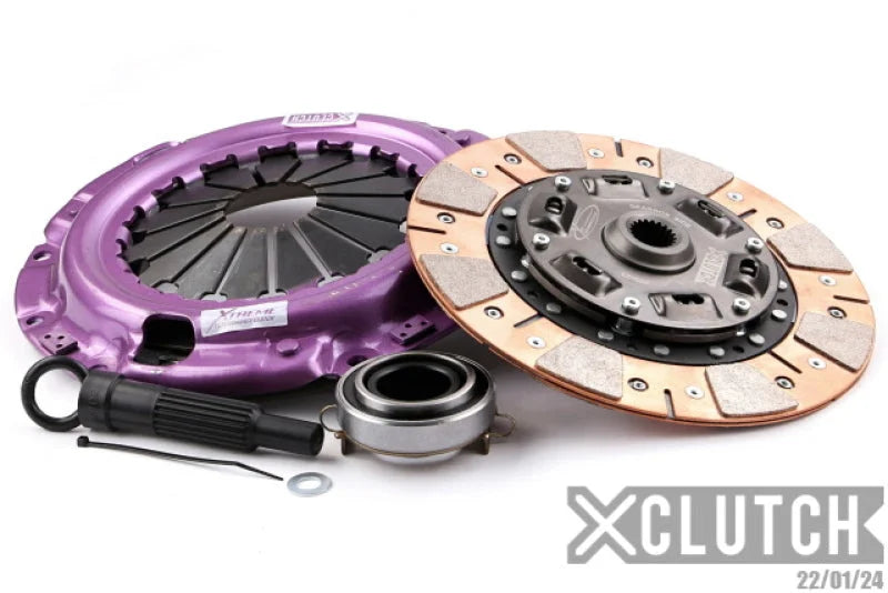 XClutch 94-00 Mitsubishi FTO Base 2.0L Stage 2 Cushioned Ceramic Clutch Kit - Side View