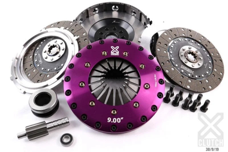 XClutch 97-03 BMW 540i Base 4.4L 9in Twin Solid Organic Clutch Kit - Main Product View