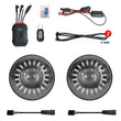 Load image into Gallery viewer, XK Glow 07-18 Jeep Wrangler JK 7in Headlight XKmax RGBW LED 2pc XKchrome Bluetooth App Cntl Kit - Main Product View