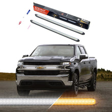 Load image into Gallery viewer, XK Glow 14In Switchback Grill Lights with Start-up Animation &amp; Sequential Turn Signals - Installation View