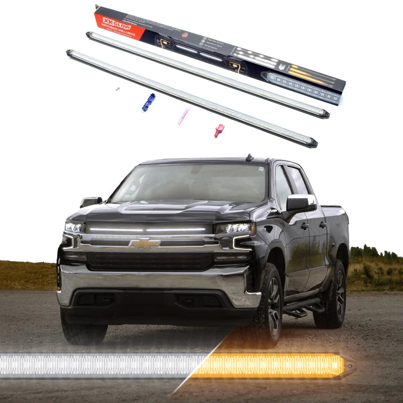 XK Glow 22In Switchback Grill Lights with Start-up Animation & Sequential Turn Signals - Main Product View
