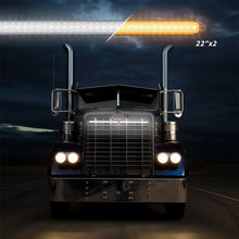 Load image into Gallery viewer, XK Glow 22In Switchback Grill Lights with Start-up Animation &amp; Sequential Turn Signals - Back View