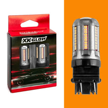Load image into Gallery viewer, XK Glow 2pc Amber 3156 Auto Bulb - Side View