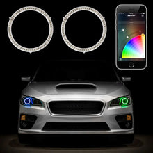 Load image into Gallery viewer, XK Glow 2x50mm - RGB Switchback Halo Million Color XKCHROME Smartphone App Controlled Kit - Detail View