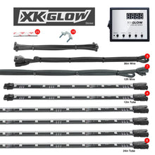 Load image into Gallery viewer, XK Glow 3 Million Color XKGLOW LED Accent Light Car/Truck Kit 8x24In + 4x12In Tubes - Side View