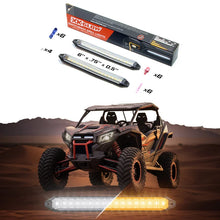 Load image into Gallery viewer, XK Glow 6 Switchback Grill Lights with Start-up Animation &amp; Sequential Turn Signals - Back View