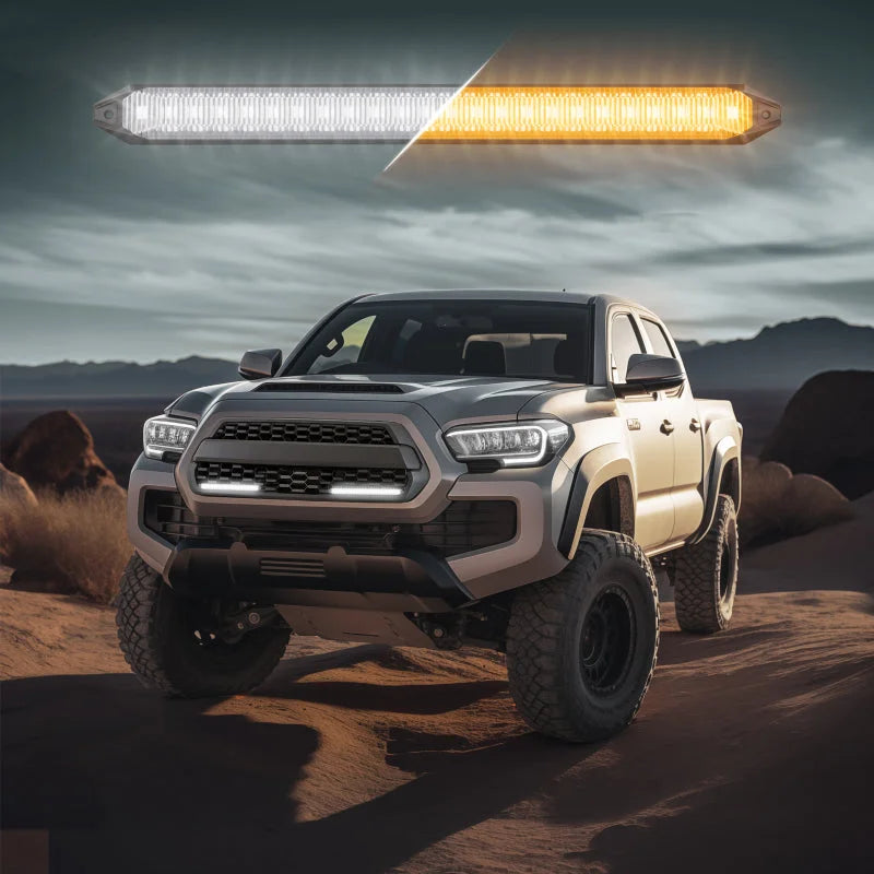 XK Glow 9In Switchback Grill Lights with Start-up Animation & Sequential Turn Signals - Main Product View