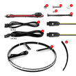 Load image into Gallery viewer, XK Glow Adjustable Wheel Ring Light Kit w/ Dual-Mode Dash Mount Controller 4PC 15-18In - Main Product View