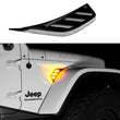 Load image into Gallery viewer, XK Glow Amber Jeep Air Vent Light w/ Turn Signal &amp; Running Light - Main Product View