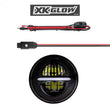 Load image into Gallery viewer, XK Glow Black Bezel 5.75in XKchrome LED headlight - Side View