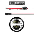 Load image into Gallery viewer, XK Glow Chrome Bezel 5.75in XKchrome LED headlight - Main Product View