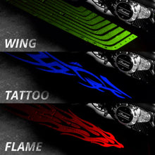 Load image into Gallery viewer, XK Glow Curb FX Bluetooth XKchrome App Waterproof LED Projector Welcome Light Tatoo Style 4pc - Side View
