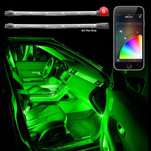 Load image into Gallery viewer, XK Glow Flex Strip Million Color XCHROME Smartphone App Controlled Undercar Kit 6x10In - Main Product View