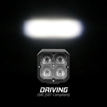 Load image into Gallery viewer, XK Glow Flush Mount XKchrome 20w LED Cube Light w/ RGB Accent Light Kit w/ Cntrlr- Driving Beam 2pc - Installation View