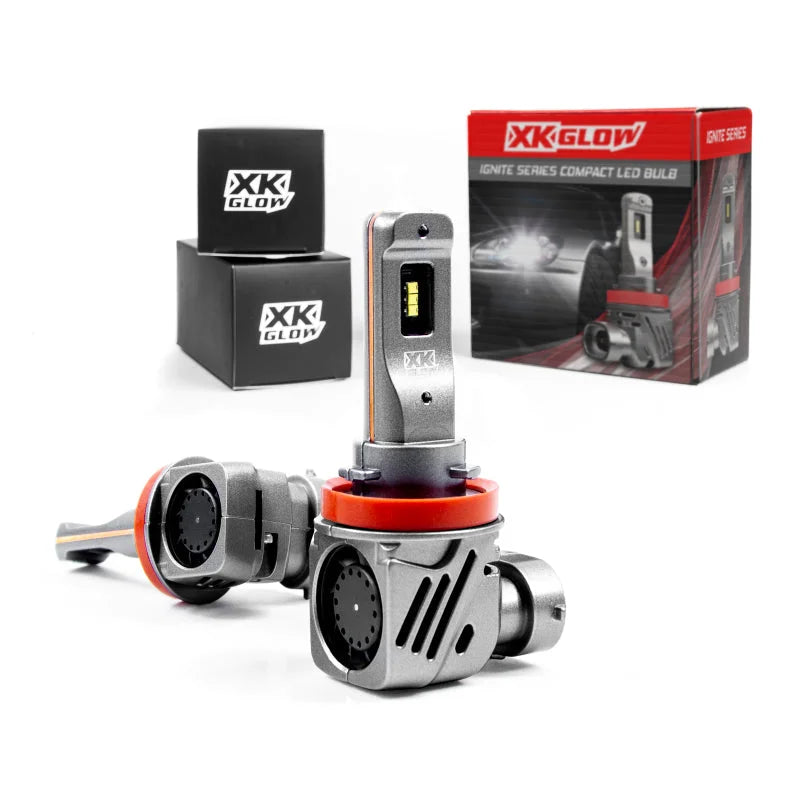 XK Glow H7 IGNITE Series Compact LED Bulb Kit - Main Product View
