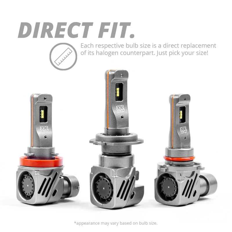 XK Glow H7 IGNITE Series Compact LED Bulb Kit - Side View