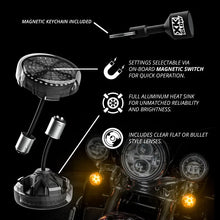 Load image into Gallery viewer, XK Glow Pro Series MotoTurnz - 1156 Flat Style Front - Main Product View