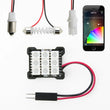 Load image into Gallery viewer, XK Glow RGB Festoon LED Panel XKchrome Bluetooth App Controlled Dome Bulb - Main Product View