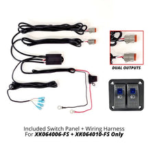 Load image into Gallery viewer, XK Glow Razor Light Bar Fog + Strobe Kit 10in - Main Product View