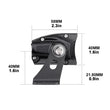 Load image into Gallery viewer, XK Glow Razor Light Bar Fog + Strobe No Wire &amp; Switch 10in - Side View