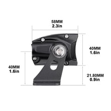 Load image into Gallery viewer, XK Glow Razor Light Bar Fog + Strobe No Wire &amp; Switch 10in - Side View