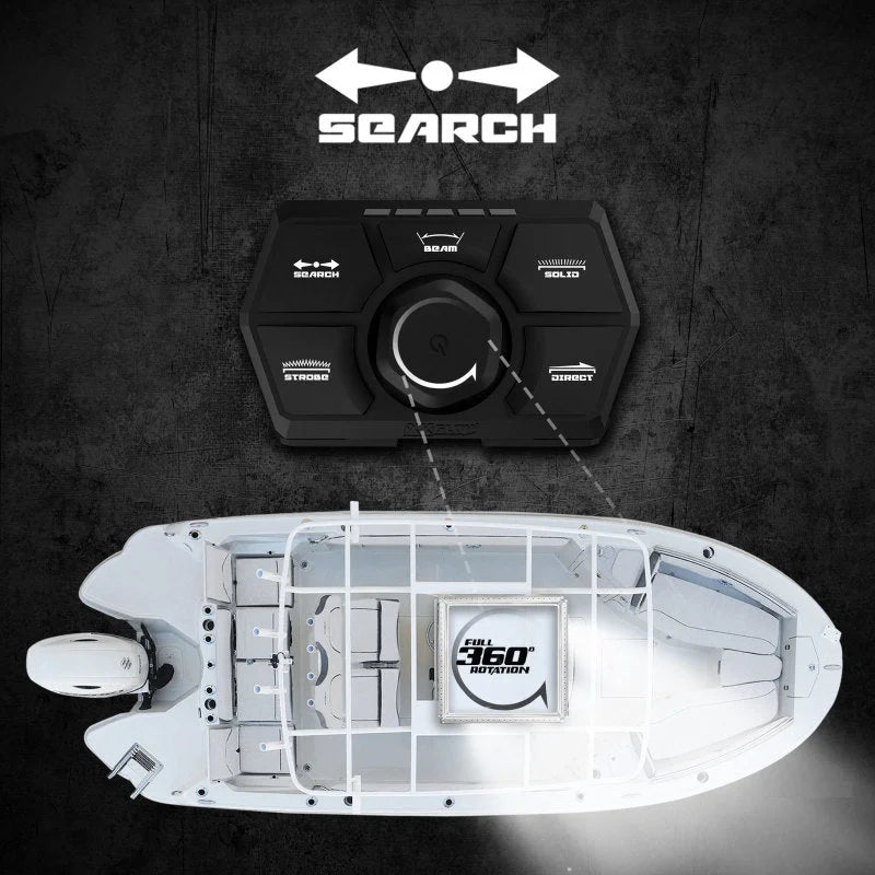 XK Glow SAR360 Light Bar Kit Emergency Search and Rescue Light System White (4) 20In - Detail View