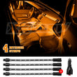 Load image into Gallery viewer, XK Glow Single Color XKGLOW UnderglowLED Accent Light Car/Truck Kit Amber - 4x8In - Detail View