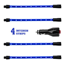 Load image into Gallery viewer, XK Glow Single Color XKGLOW UnderglowLED Accent Light Car/Truck Kit Blue - 4x8In - Detail View