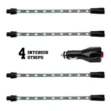 Load image into Gallery viewer, XK Glow Single Color XKGLOW UnderglowLED Accent Light Car/Truck Kit White - 4x8In - Detail View