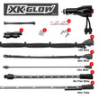 Load image into Gallery viewer, XK Glow Strip Single Color Underglow LED Accent Light Car/Truck Kit Amber - 8x24In Tube + 4x8In - Main Product View