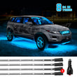 Load image into Gallery viewer, XK Glow Tube Single Color Underglow LED Accent Light Car/Truck Kit Light Blue - 8x24In - Main Product View