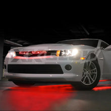Load image into Gallery viewer, XK Glow Tube Single Color Underglow LED Accent Light Car/Truck Kit Red - 8x24In - Side View