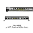 Load image into Gallery viewer, XK Glow White Housing SAR Light Bar - Emergency Search and Rescue Light 20In - Side View