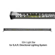 Load image into Gallery viewer, XK Glow White Housing SAR Light Bar - Emergency Search and Rescue Light 52In - Main Product View