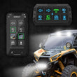 Load image into Gallery viewer, XK Glow XKcommand Bluetooth Switch Panel for Lights 12V Accessory Offroad - Side View