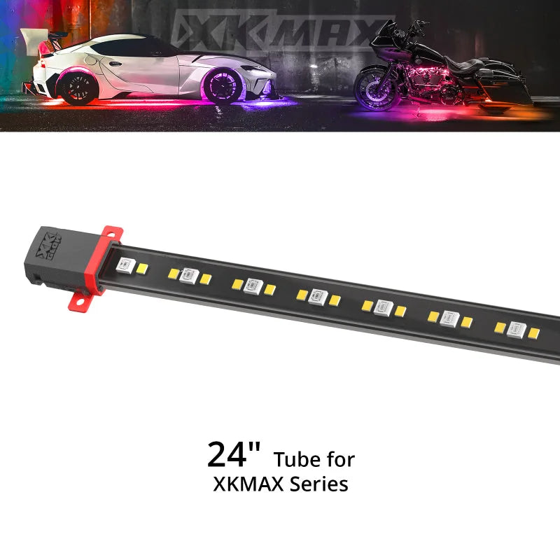 XK Glow XKmax 12in RGBW Addressable LED Light Tube - Main Product View