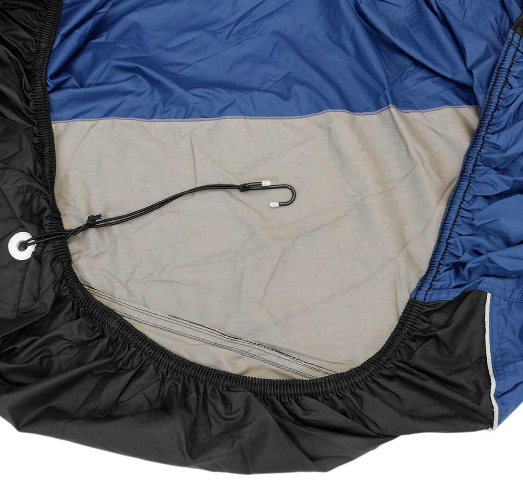 XL Cover - Blue/Black - Back View